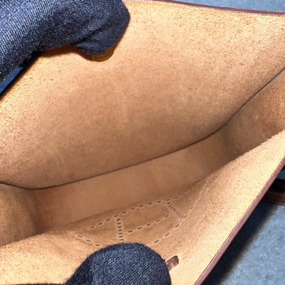 Hermes Mini Evelyne 16 Sellier in Gold Epsom Leather and GHW