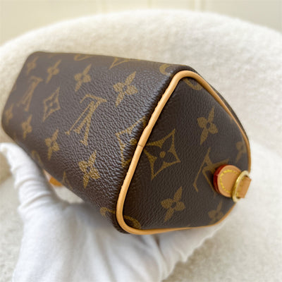 LV Nano Speedy in Monogram Canvas and GHW