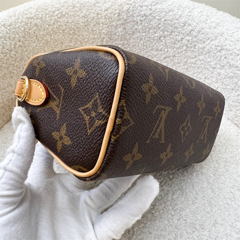 LV Nano Speedy in Monogram Canvas and GHW