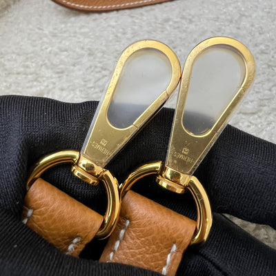 Hermes Mini Evelyne 16 Sellier in Gold Epsom Leather and GHW