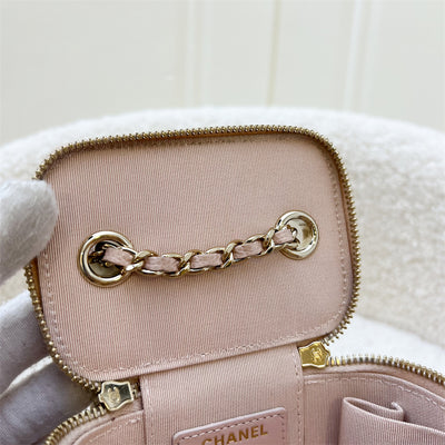 Chanel Mini Cube Vanity in 21C Rose Clair Caviar LGHW