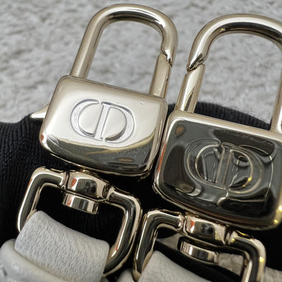 Dior Micro Lady D-Joy Bag in Latte Lambskin and LGHW (Model: S0910ONGE, Colour: M030)