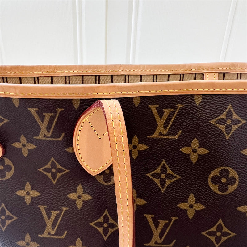 LV Neverfull MM in Monogram Canvas GHW