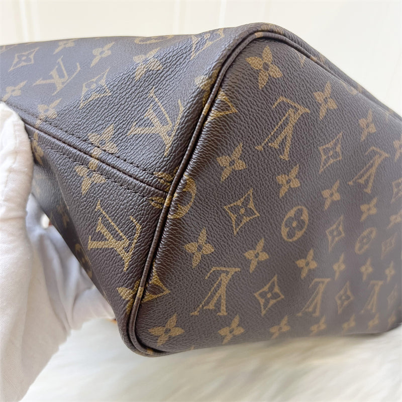 LV Neverfull MM in Monogram Canvas GHW