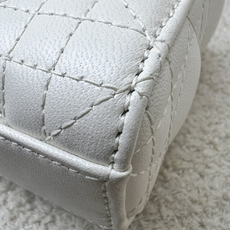 Dior Micro Lady D-Joy Bag in Latte Lambskin and LGHW (Model: S0910ONGE, Colour: M030)