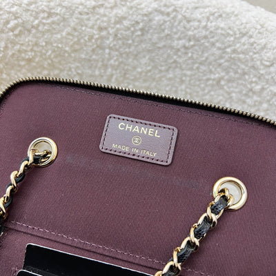 Chanel Classic Small Vanity in 22C Black Caviar and LGHW