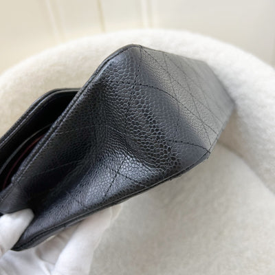 Chanel Medium Classic Flap CF in Black Caviar and GHW
