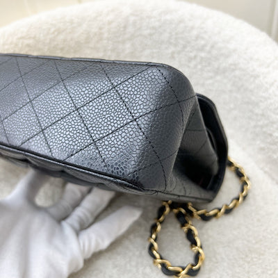Chanel Medium Classic Flap CF in Black Caviar and GHW