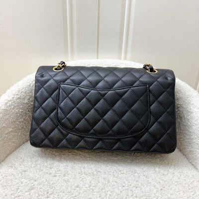 Chanel Medium Classic Flap CF in Black Caviar and GHW
