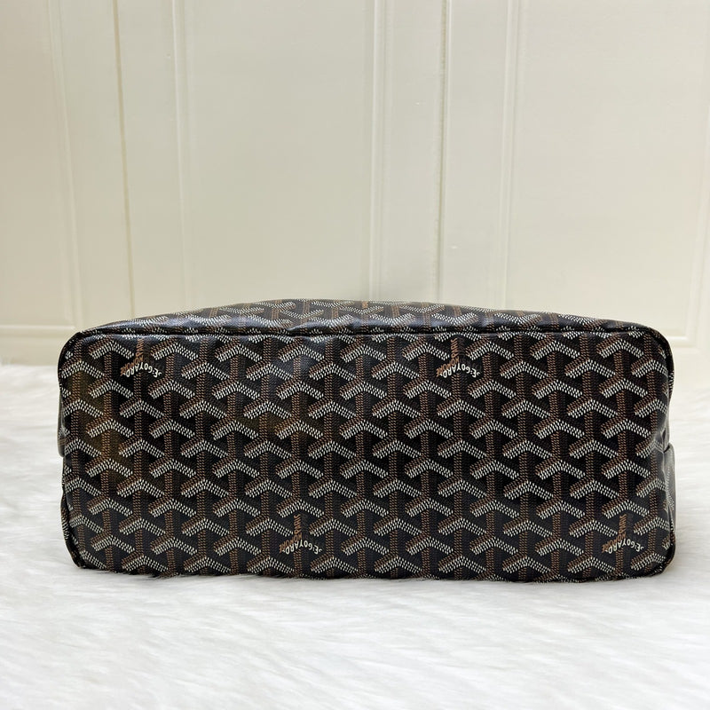 Goyard Boheme PM Hobo Bag in Black Signature Goyardine Canvas