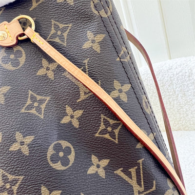 LV Neverfull MM in Monogram Canvas GHW