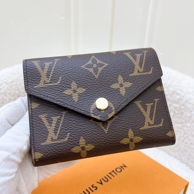 LV Victorine Wallet in Monogram Canvas and GHW