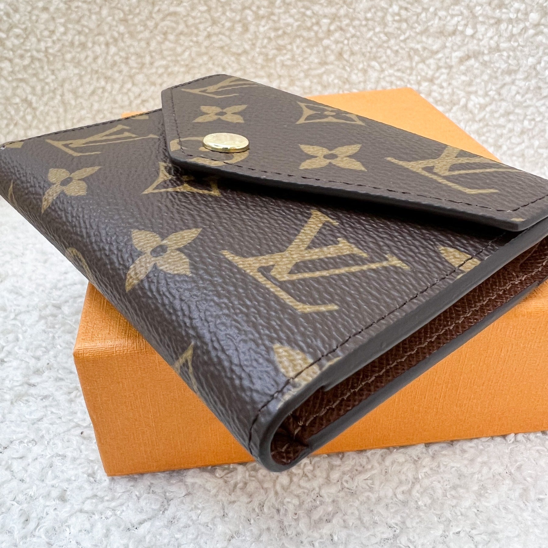 Louis Vuitton Victorine Wallet, Canvas, Empreinte GHW - Laulay Luxury
