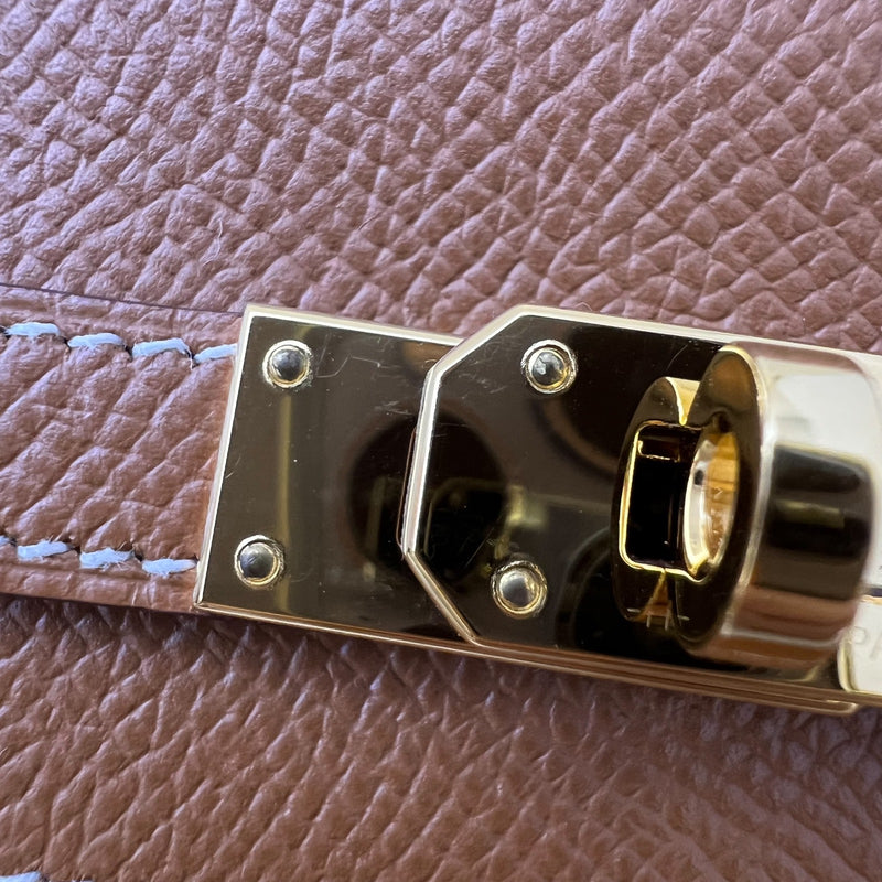 Hermes Kelly to Go KTG in Gold Epsom Leather and GHW
