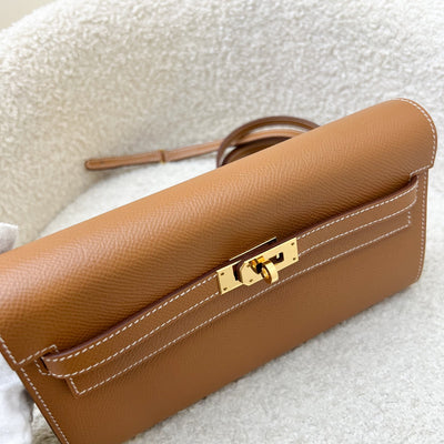 Hermes Kelly to Go KTG in Gold Epsom Leather and GHW