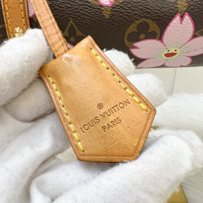 LV Vintage Louis Vuitton x Takashi Murakami Cherry Blossom Papillon Bag in Monogram Canvas