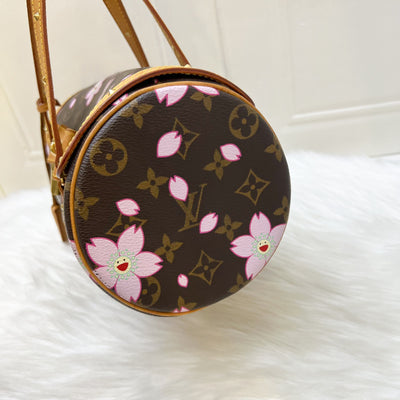 LV Vintage Louis Vuitton x Takashi Murakami Cherry Blossom Papillon Bag in Monogram Canvas