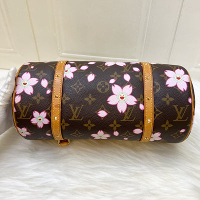 LV Vintage Louis Vuitton x Takashi Murakami Cherry Blossom Papillon Bag in Monogram Canvas