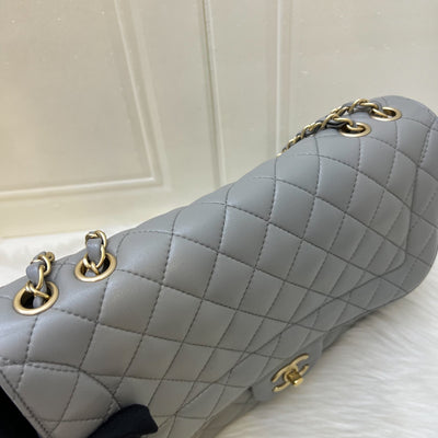 Chanel Mademoiselle Chic Flap in Grey Lambskin and Matte LGHW