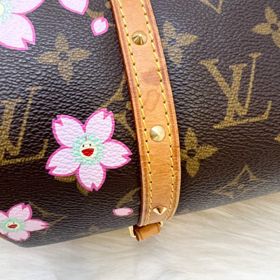 LV Vintage Louis Vuitton x Takashi Murakami Cherry Blossom Papillon Bag in Monogram Canvas