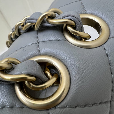 Chanel Mademoiselle Chic Flap in Grey Lambskin and Matte LGHW