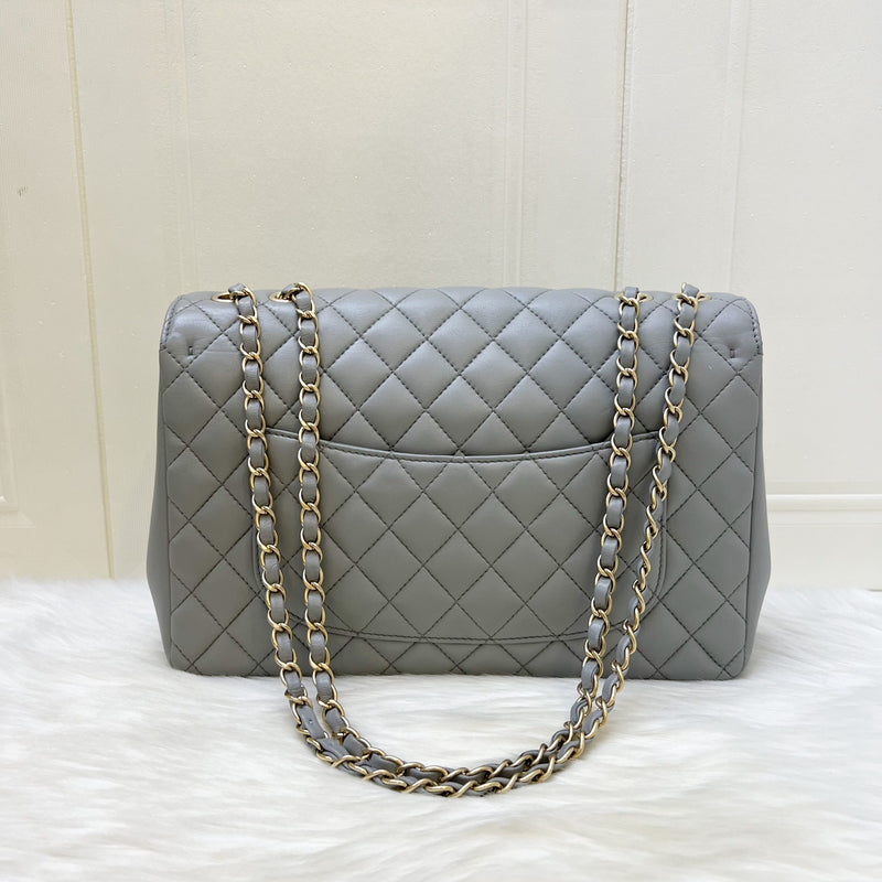 Chanel Mademoiselle Chic Flap in Grey Lambskin and Matte LGHW