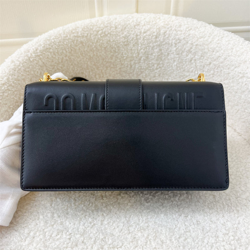 Dior 30 Montaigne East West Bag in Black Calfskin GHW