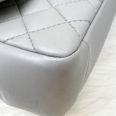 Chanel Mademoiselle Chic Flap in Grey Lambskin and Matte LGHW