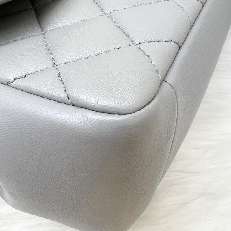 Chanel Mademoiselle Chic Flap in Grey Lambskin and Matte LGHW