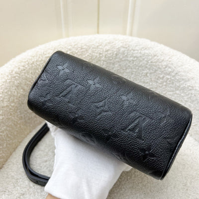 LV Nano Speedy in Black Monogram Empreinte Leather and GHW