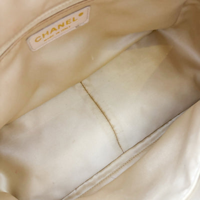 Chanel Petite Timeless Tote PTT in Beige Caviar and GHW