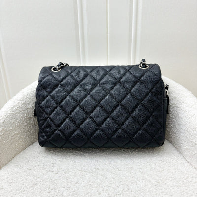 Chanel Easy Caviar Medium Flap Bag in Black Caviar and SHW