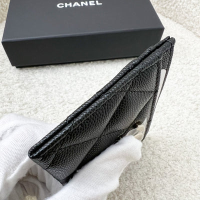 Chanel Cardholder in Black Caviar and LGHW