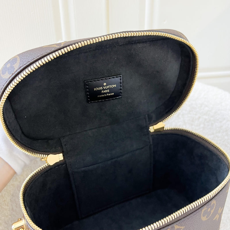 LV Vanity PM in Monogram Canvas and Black Trim GHW