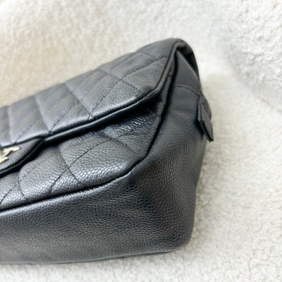 Chanel Easy Caviar Medium Flap Bag in Black Caviar and SHW