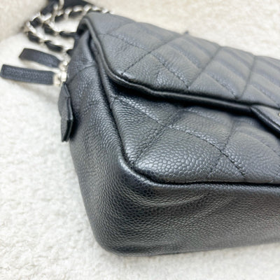 Chanel Easy Caviar Medium Flap Bag in Black Caviar and SHW