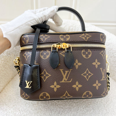 LV Vanity PM in Monogram Canvas and Black Trim GHW