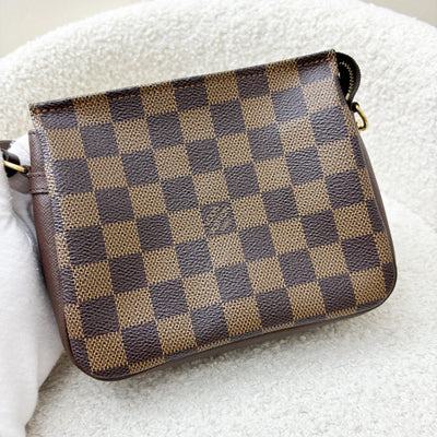 LV Mini Bag / Pochette in Damier Ebene Canvas and GHW