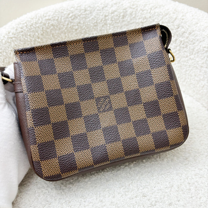 LV Mini Bag / Pochette in Damier Ebene Canvas and GHW