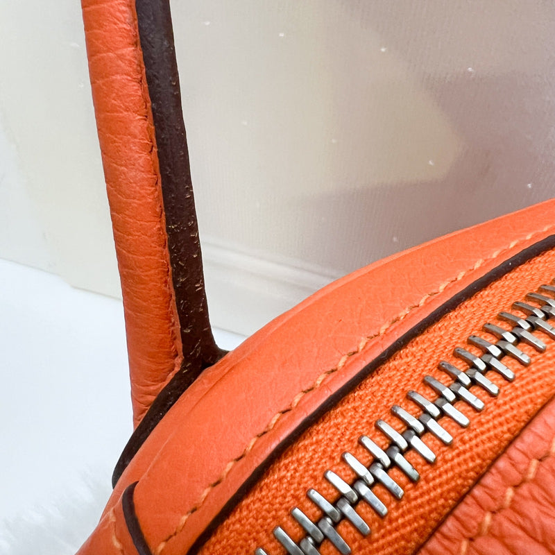 Hermes Lindy 30 in Feu Clemence Leather and PHW