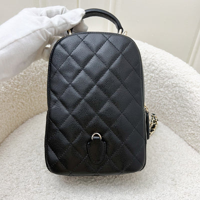 Chanel 24C Mini Backpack in Black Caviar and LGHW