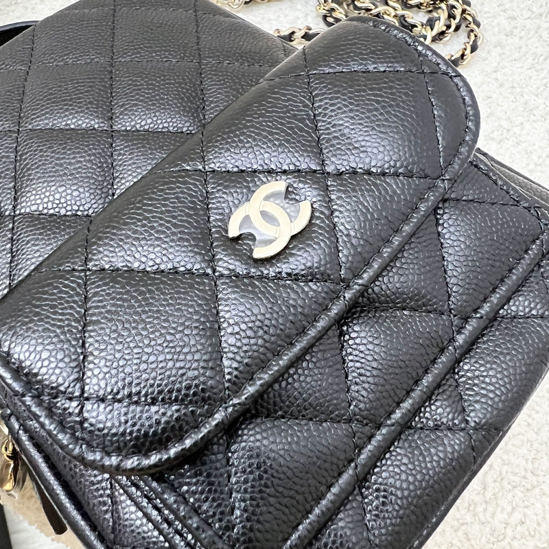 Chanel 24C Mini Backpack in Black Caviar and LGHW