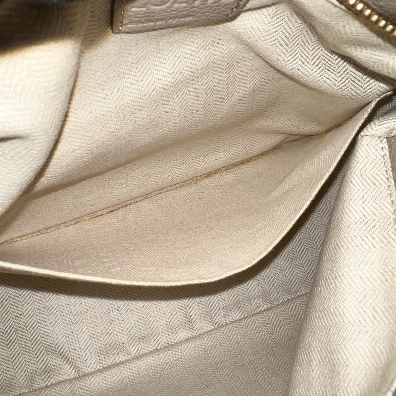 Loewe Small Puzzle Bag in Beige Grained Calfskin and GHW
