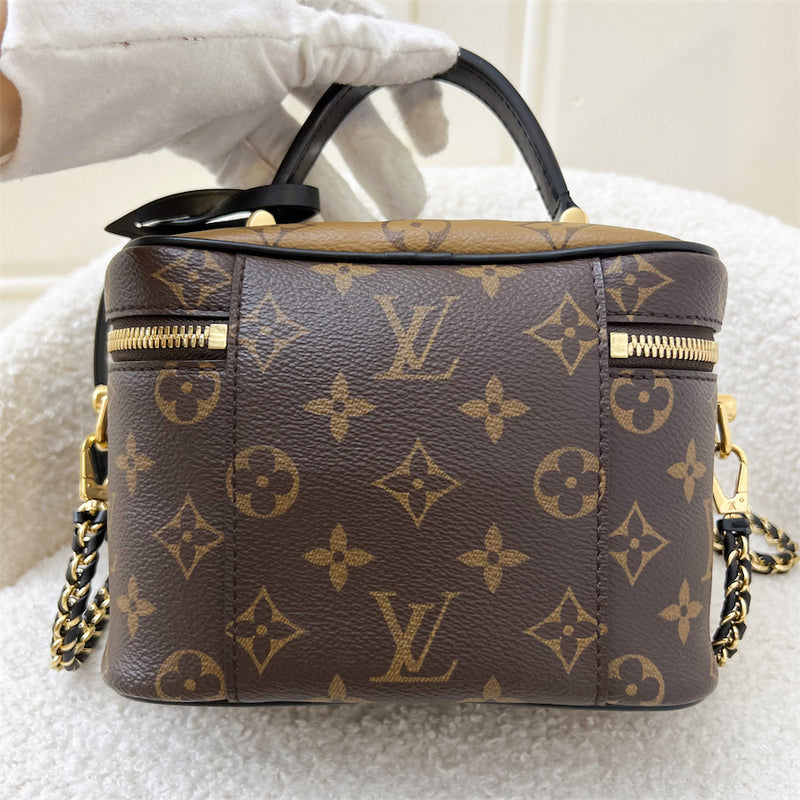 LV Vanity PM in Monogram Canvas and Black Trim with GHW