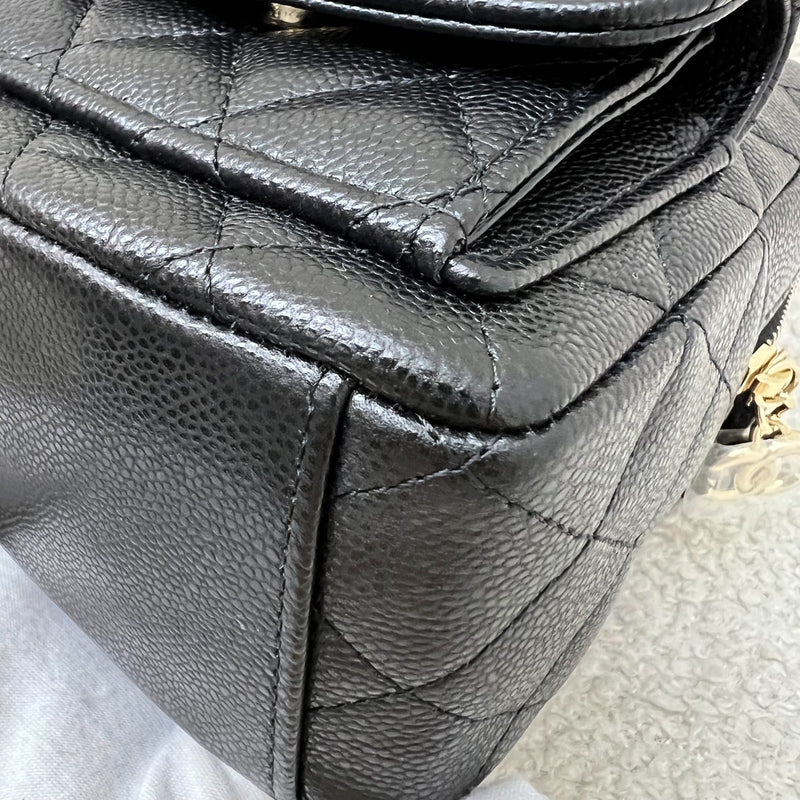 Chanel 24C Mini Backpack in Black Caviar and LGHW