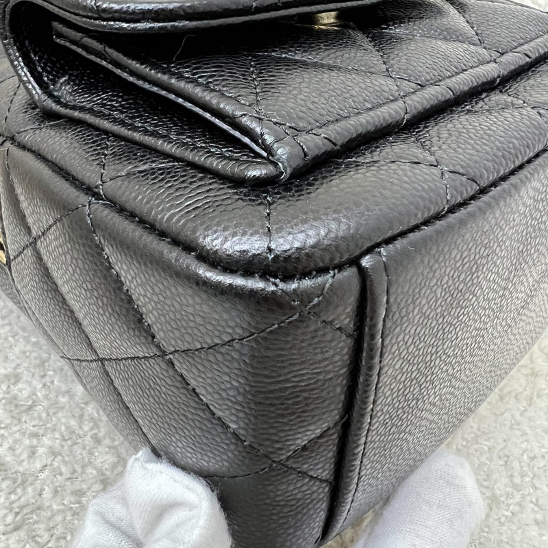 Chanel 24C Mini Backpack in Black Caviar and LGHW