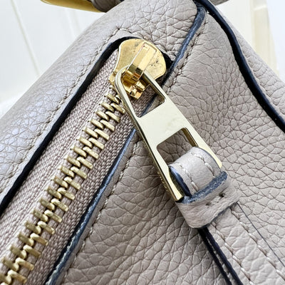 Loewe Small Puzzle Bag in Beige Grained Calfskin and GHW