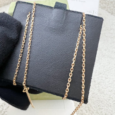 [Local Set - 2021] Van Cleef & Arpels VCA Vintage Alhambra Pendant, Paved with Round Diamonds in 18K Rose Gold (Ref: VCARP2R300)