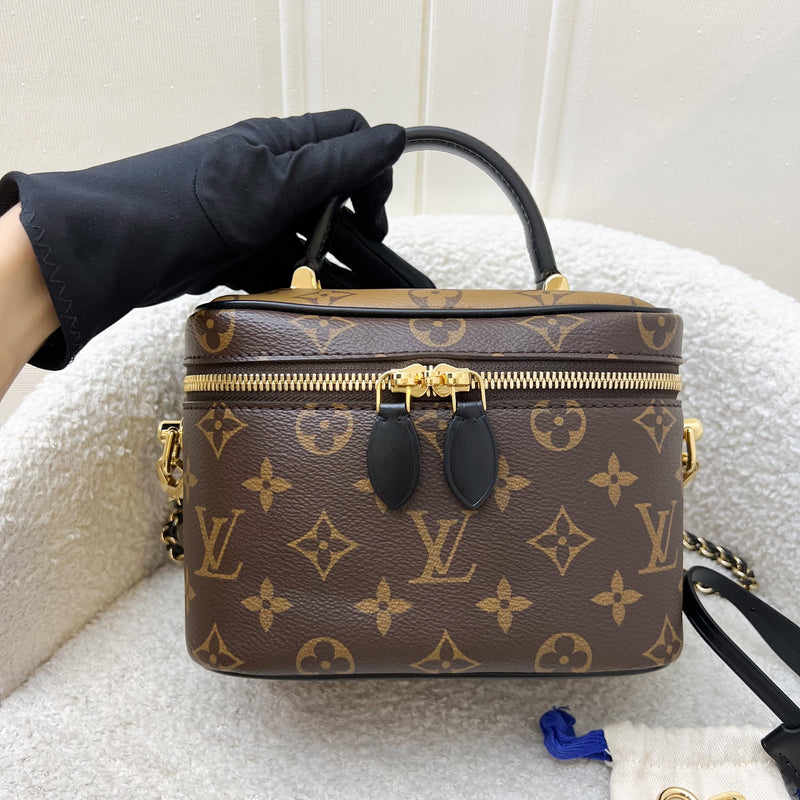 LV Vanity PM in Monogram Canvas, Black Trim and GHW (Model: M45165)