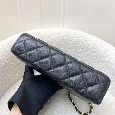 [Like New - Local Set - Jan 2025] Chanel 25C Vanity / Clutch with Chain (LP Style Bag) in Black Caviar and LGHW (Model: AP4385)